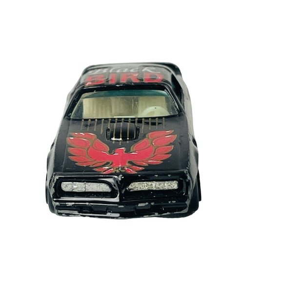 Yatming Black Bird Firebird Trans Am Vintage Diecast Car Vehicle Tan Interior - Picture 10 of 14